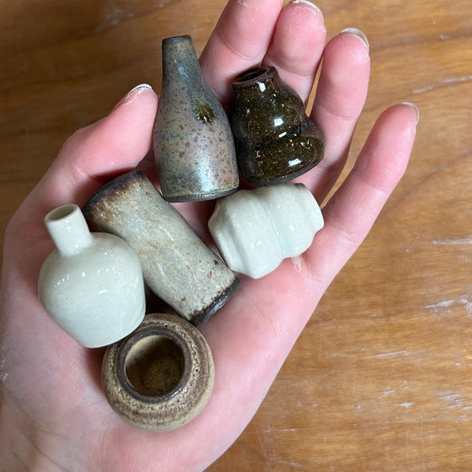 Adopt a Tiny Vase: Dip Glazed