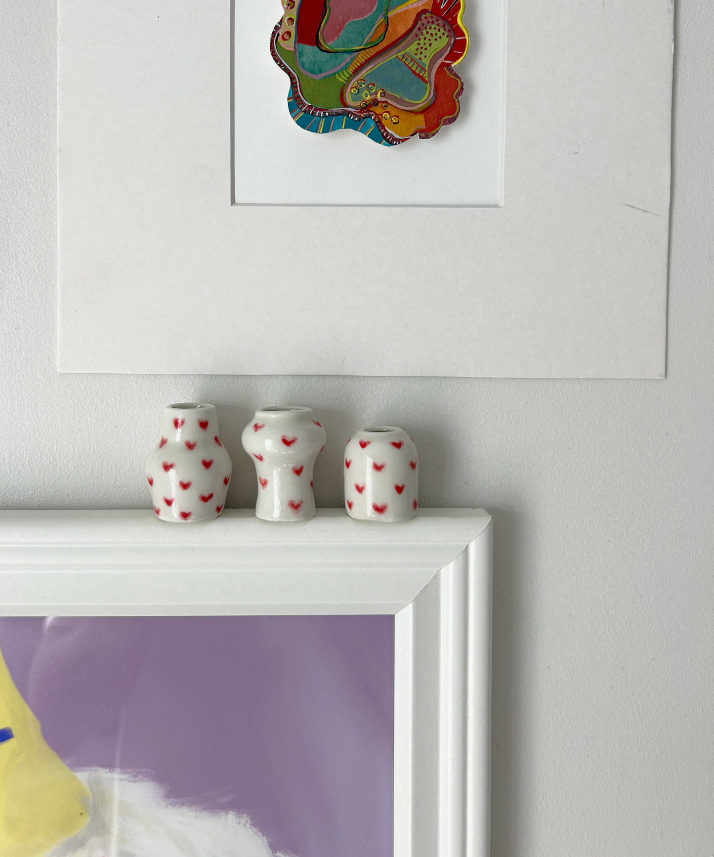 Adopt a Tiny Vase: Hearts Set